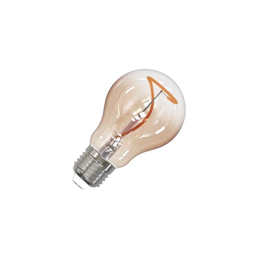 LED Lamp FILAMENT SHAPE A60 E27/4W/230V 1800K bruin