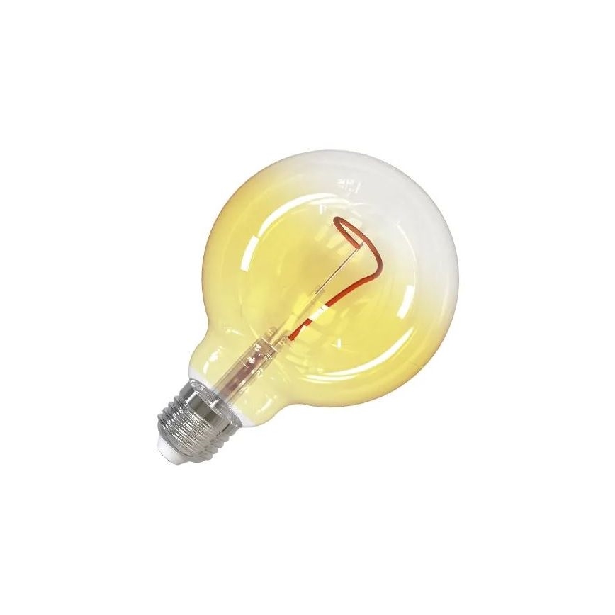 LED Lamp FILAMENT SHAPE G95 E27/4W/230V 1800K geel