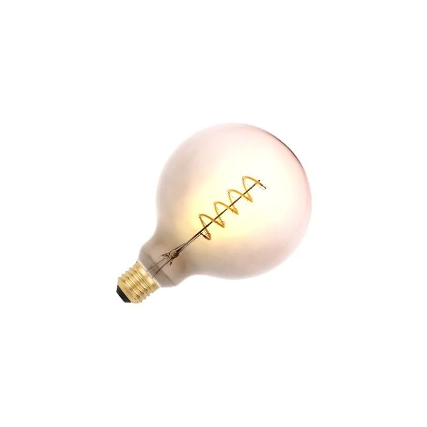 LED Lamp FILAMENT SPIRAL G125 E27/4W/230V 2000K grijs/roze