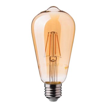 LED Lamp FILAMENT ST64 E27/6W/230V 2200K