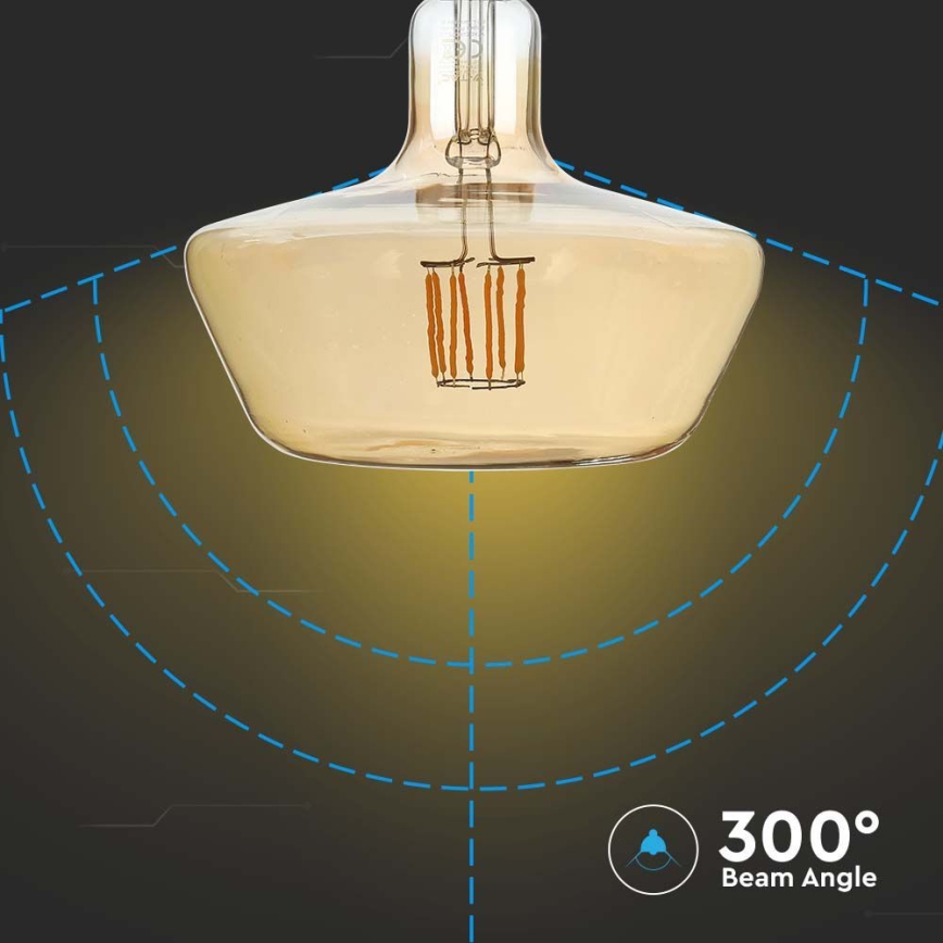 LED Lamp FILAMENT T180 E27/8W/230V 1800K