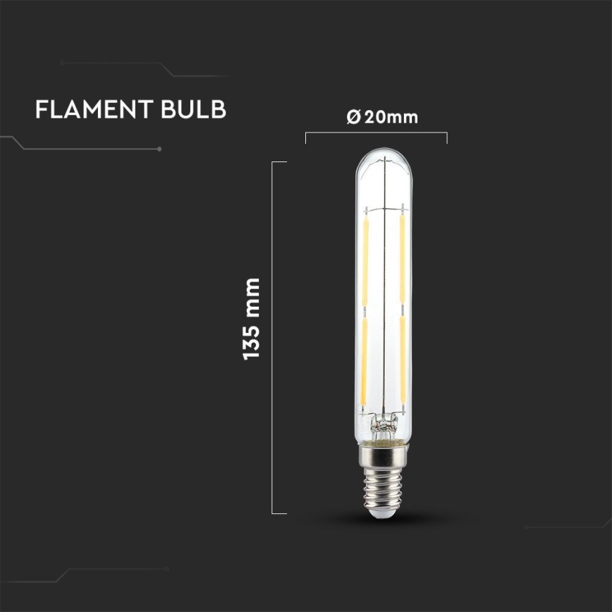 LED Lamp FILAMENT T20 E14/4W/230V 3000K