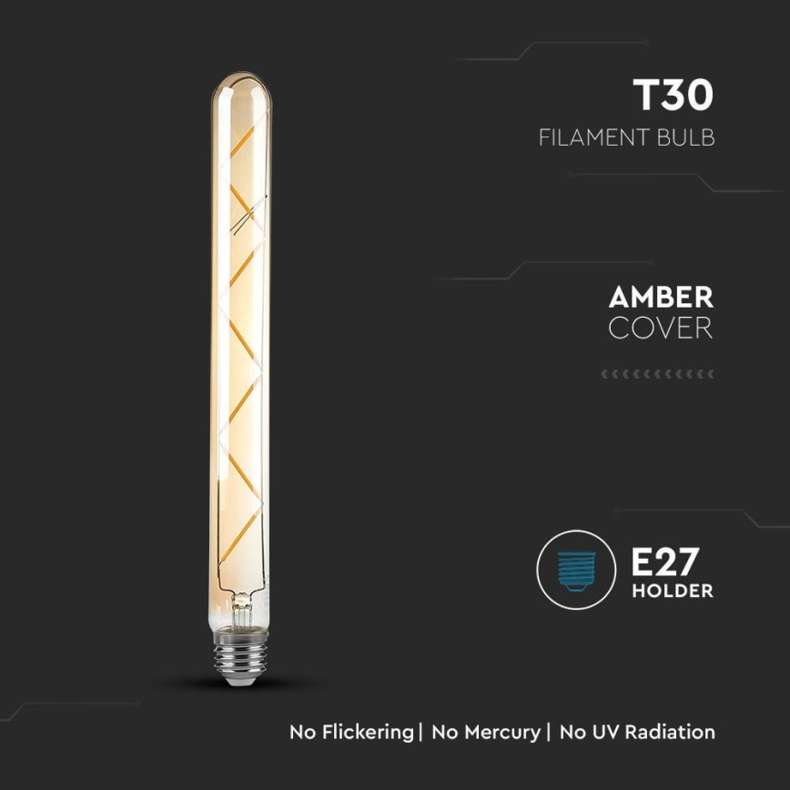 LED Lamp FILAMENT T30 E27/7W/230V 2200K