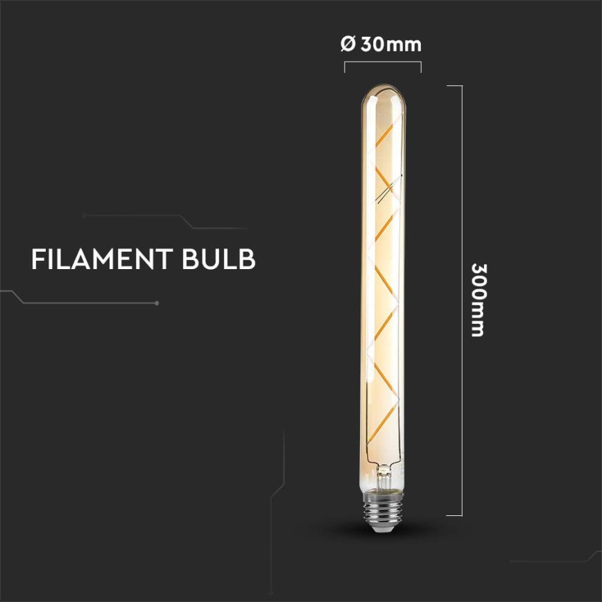 LED Lamp FILAMENT T30 E27/7W/230V 2200K