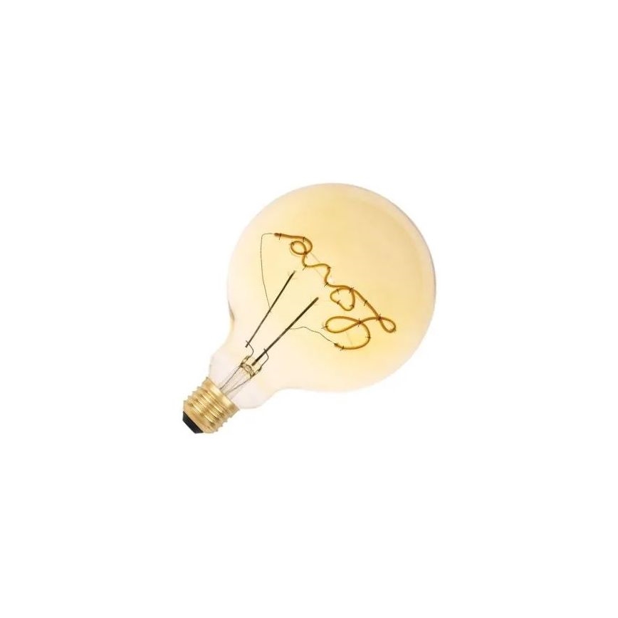 LED Lamp FILAMENT VINTAGE LOVE G125 E27/2W/230V 2000K