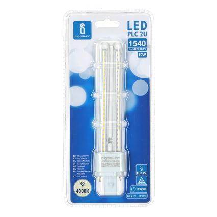 LED Lamp G24D-3/15W/230V 4000K - Aigostar