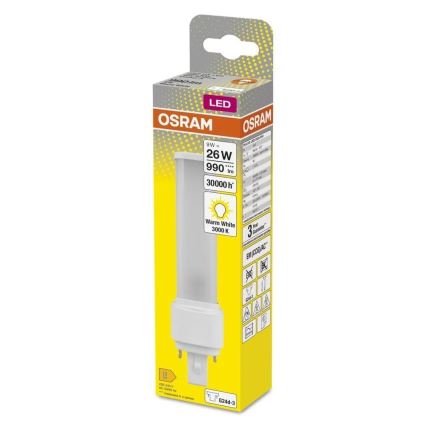 LED Lamp G24d-3/9W/230V 3000K - Osram