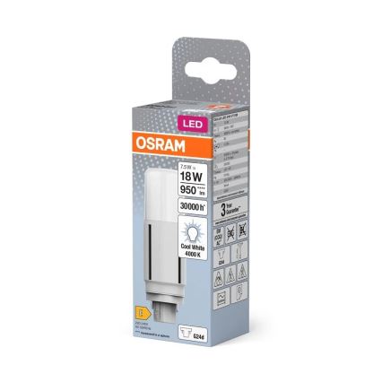 LED Lamp G24d/7,5W/230V 4000K - Osram
