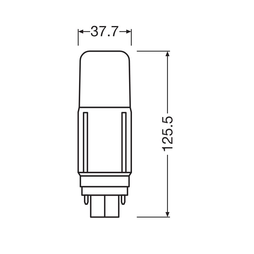 LED Lamp G24d/9,5W/230V 3000K - Osram