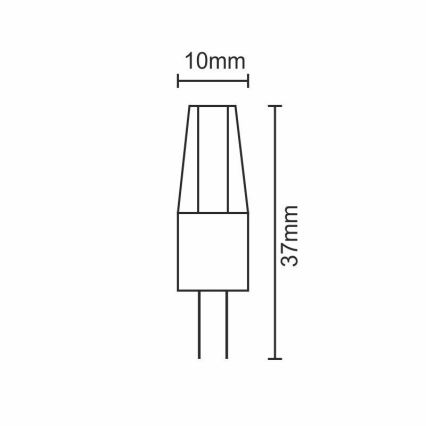 LED Lamp G4/2W/12V 2800K