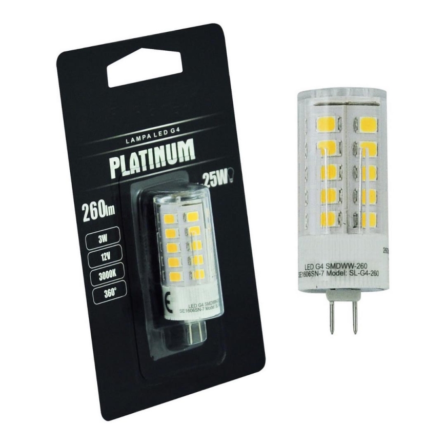 LED Lamp G4/3W/12V 3000K