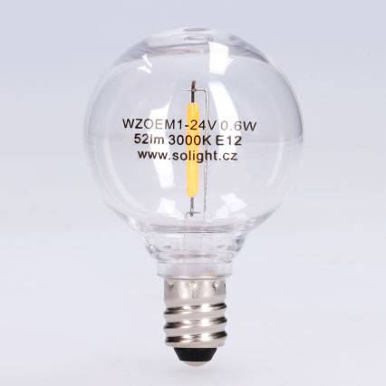 LED-lamp G40 E12/0,6W/24V 3000K - Brilagi