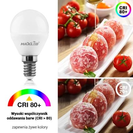 LED Lamp G45 E14/7W/230V 4000K