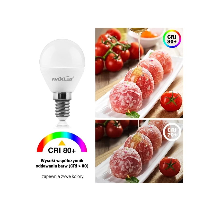 LED Lamp G45 E14/7W/230V 4000K