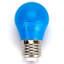 LED Lamp G45 E27/4W/230V blauw - Aigostar