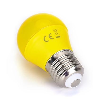 LED Lamp G45 E27/4W/230V geel - Aigostar