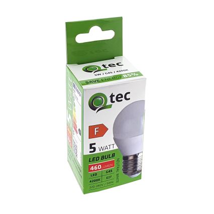 LED Lamp G45 E27/5W/230V 4200K