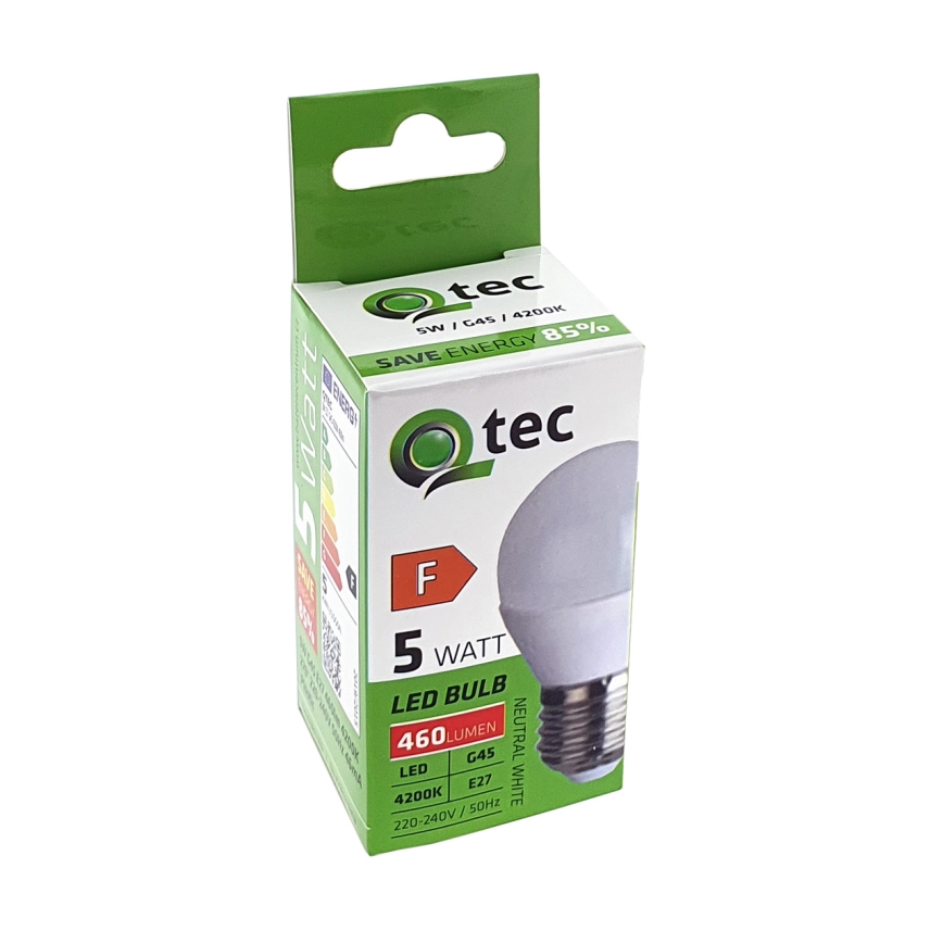 LED Lamp G45 E27/5W/230V 4200K