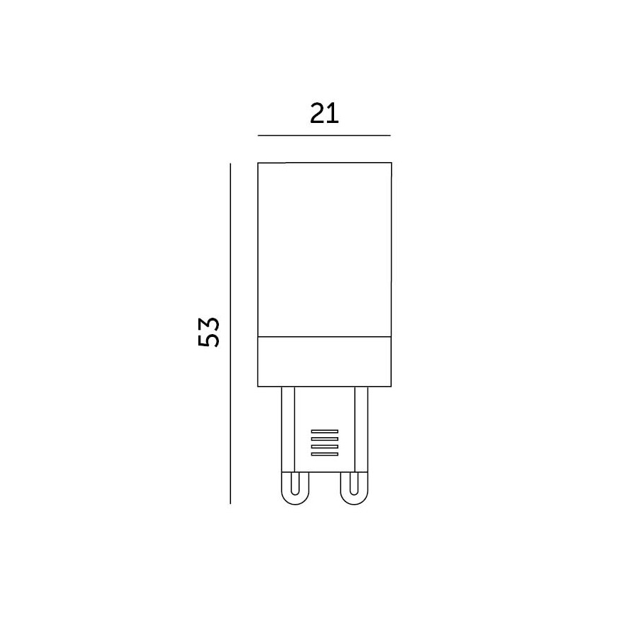 LED Lamp G9/3W/230V 3000K 100°