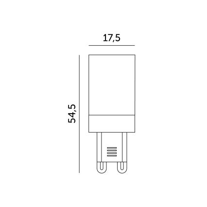 LED Lamp G9/4W/230V 3000K