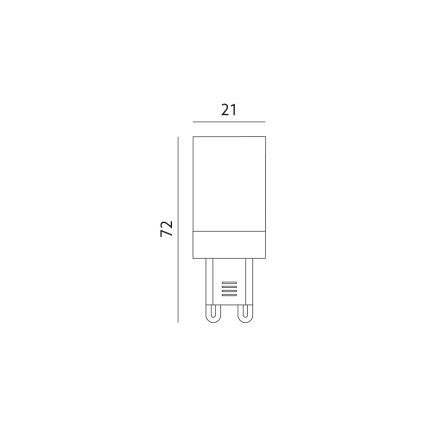 LED Lamp G9/6W/230V 3000K