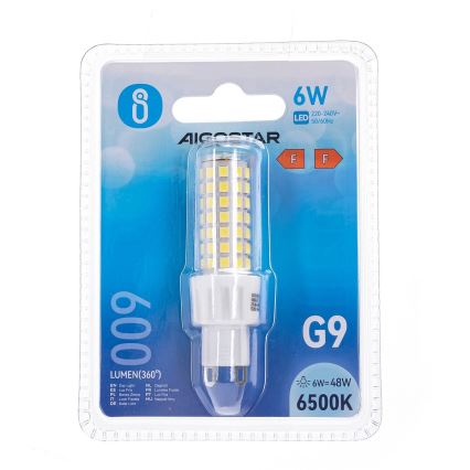 LED Lamp G9/6W/230V 6500K - Aigostar