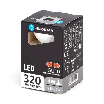 LED Lamp GU10/4W/230V 6500K - Aigostar