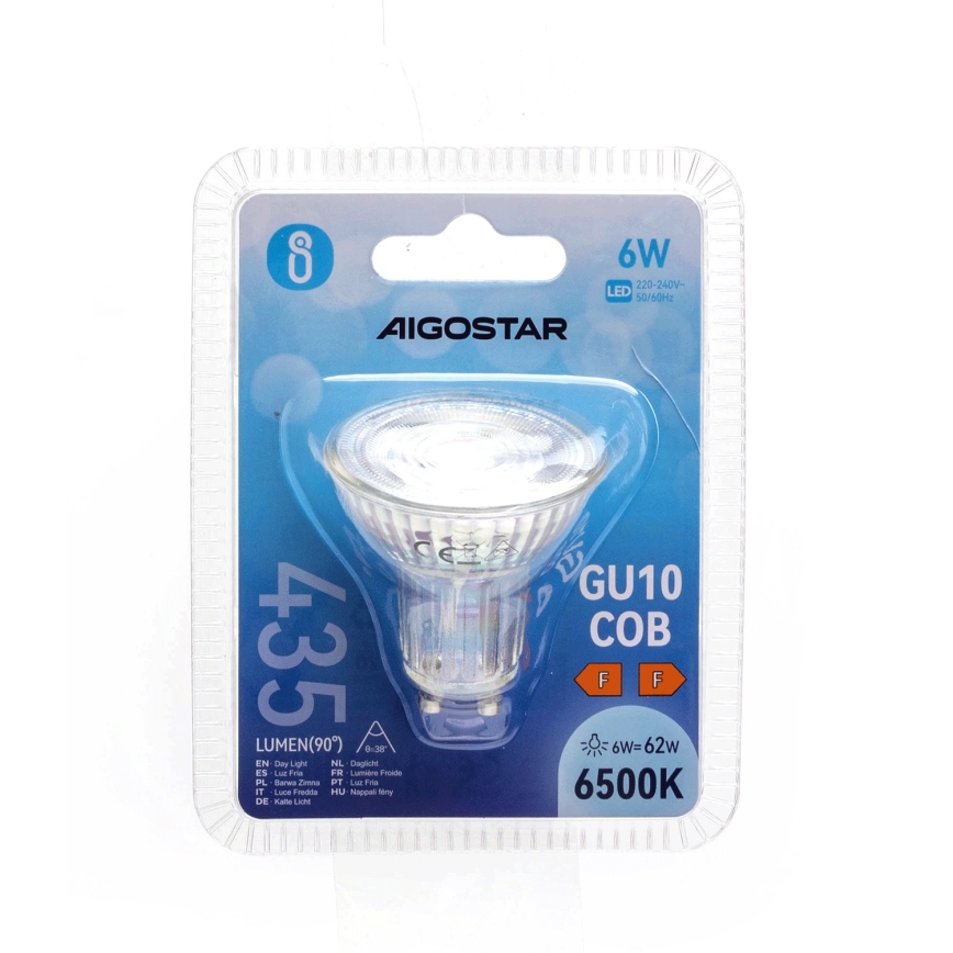 LED Lamp GU10/6W/230V 6500K - Aigostar
