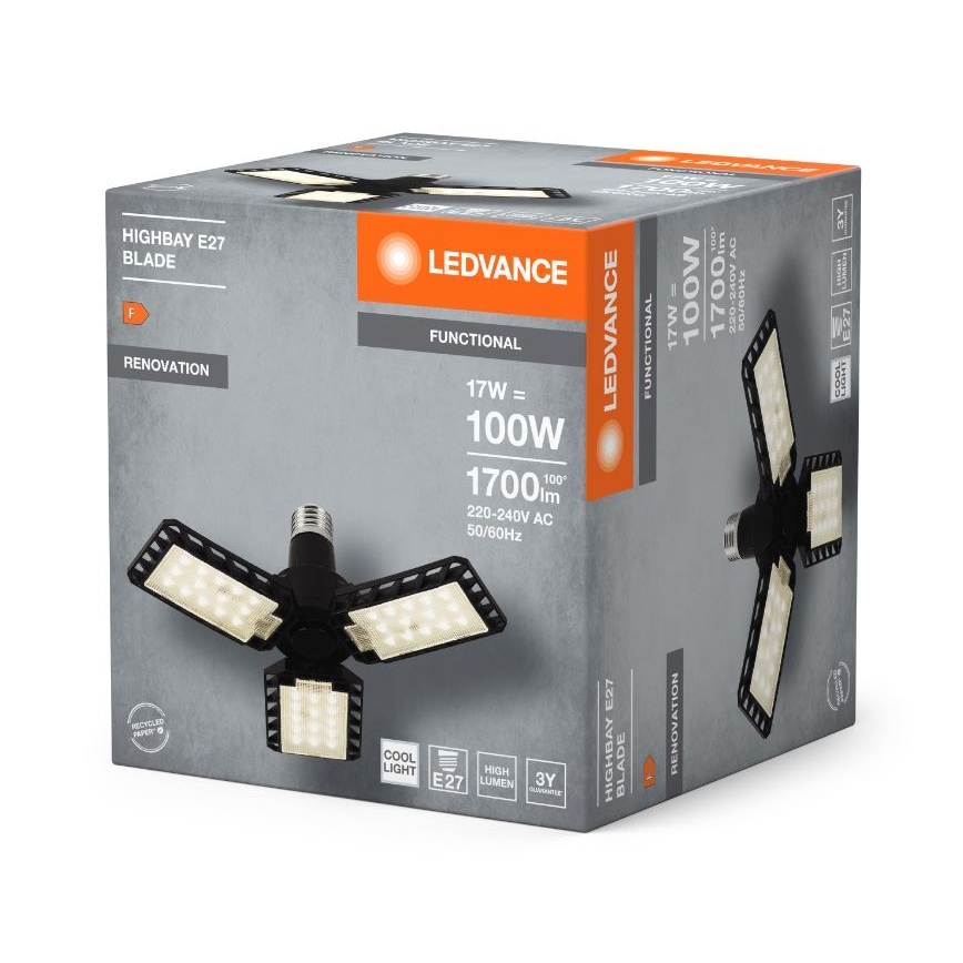 LED Lamp HIGHBAY E27/17W/230V 4000K - Ledvance