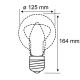 LED Lamp INNER G125 E27/3,5W/230V 1800K - Paulmann 28876