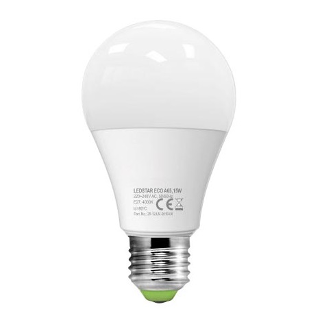 LED Lamp LEDSTAR A65 E27/15W/230V 3000K