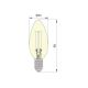 LED Lamp LEDSTAR VINTAGE 1x E14 / 5W / 230V 4000K