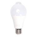 LED-lamp met bewegings- en schemersensor A60 E27/15W/230V 3000K - Aigostar