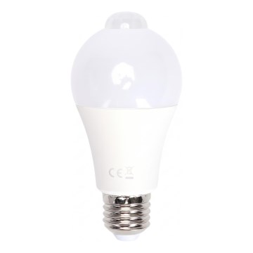 LED-lamp met bewegings- en schemersensor A60 E27/15W/230V 3000K - Aigostar