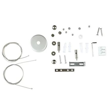 LED-kroonluchter aan kabel SAMSUNG CHIP LED/40W/230V 4000K zwart