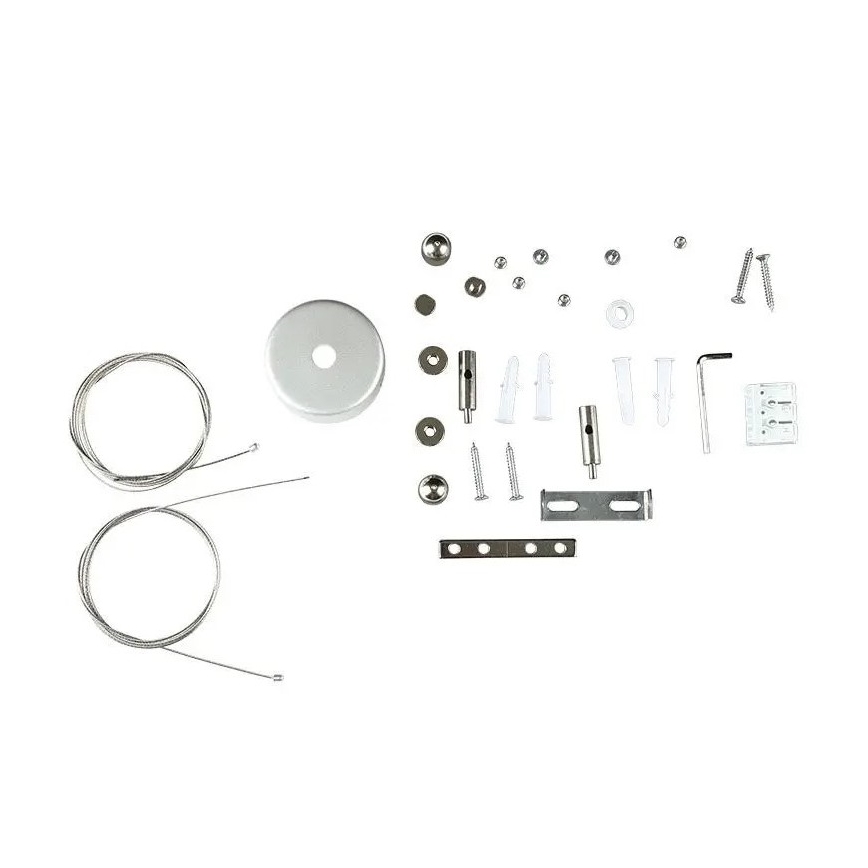 LED-kroonluchter aan kabel SAMSUNG CHIP LED/40W/230V 4000K zwart