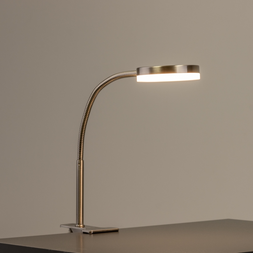 LED-lamp met klem LED/3,2W/230V mat chroom