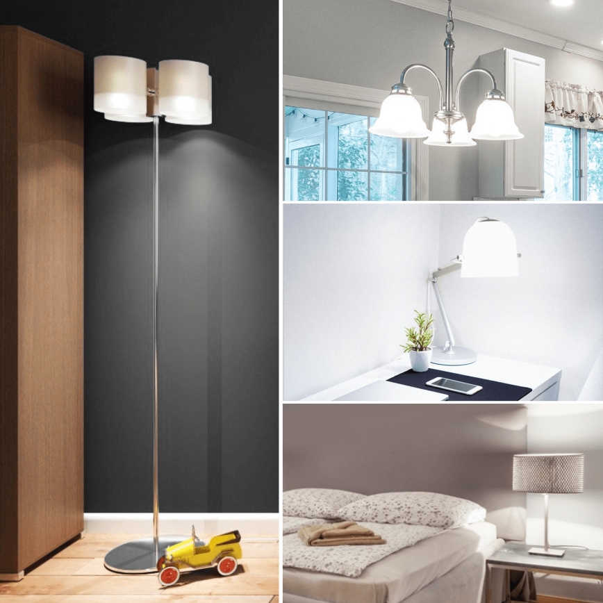LED-lamp met schemersensor A60 E27/12W/230V 6500K - Aigostar