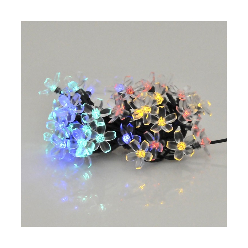 LED lamp met zonnepaneel FLOWER 50xLED / 1,2V IP44