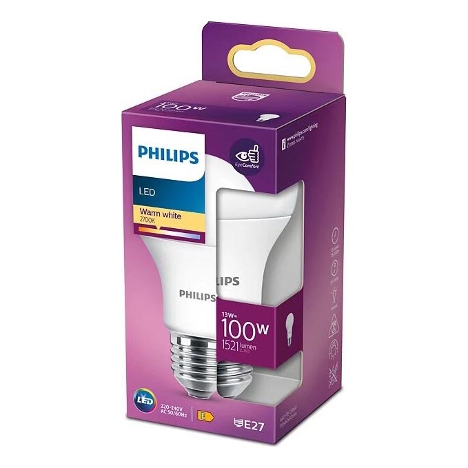LED Lamp Philips A60 E27/13W/230V 2700K