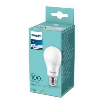 LED Lamp Philips A60 E27/13W/230V 4000K