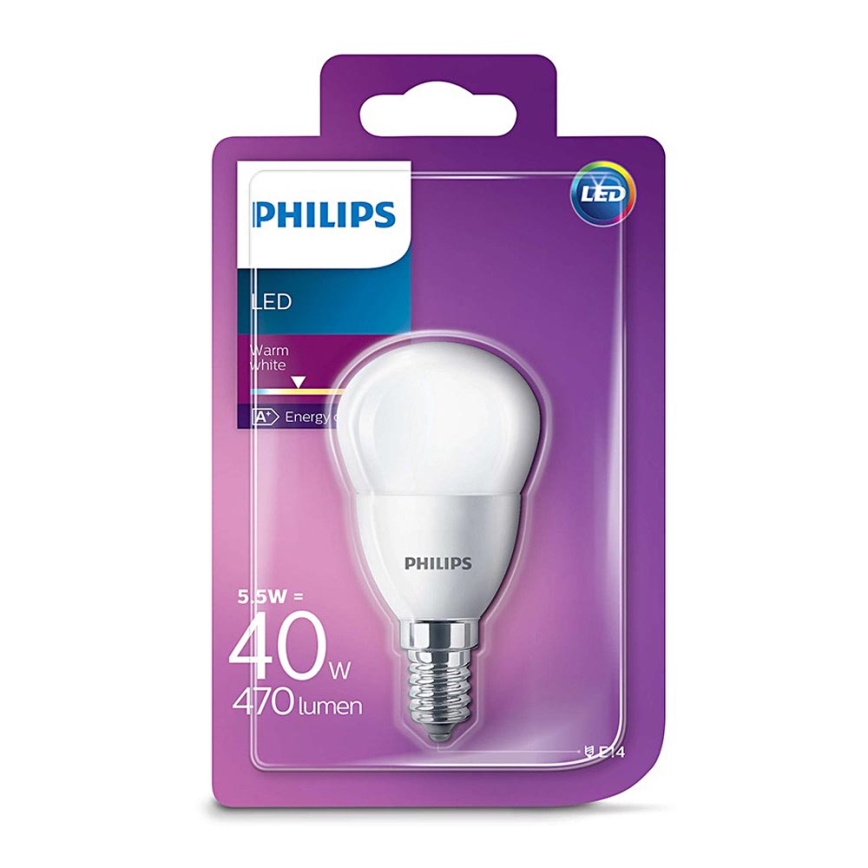 LED Lamp Philips E14/5,5W/230V 2700K