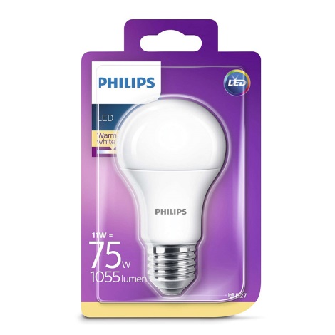 bodem Persona beginnen LED Lamp Philips E27/11W/230V 2700K | Lumimania