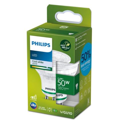 LED Lamp Philips GU10/2,4W/230V 4000K