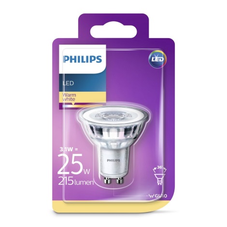 LED Lamp Philips GU10/3,1W/230V 2700K