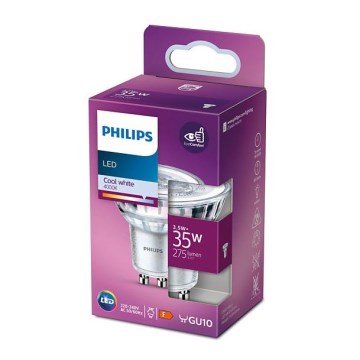 LED Lamp Philips GU10/3,5W/230V 4000K