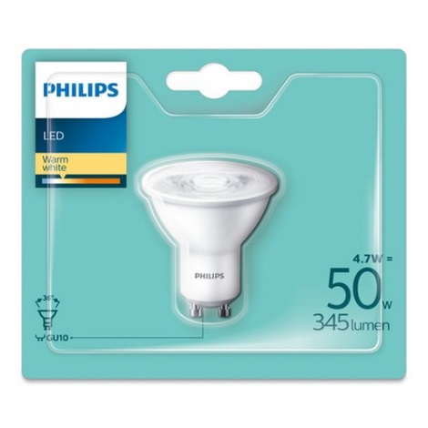Vlot Bedrog verslag doen van LED Lamp Philips GU10/4,7W/230V 2700K | Lumimania