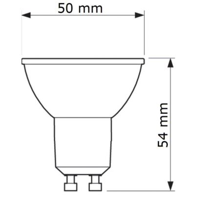 LED Lamp Philips GU10/6,7W/230V 6500K