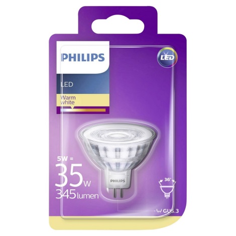 hop Trein chef LED Lamp Philips GU5,3/5W/12V 2700K | Lumimania
