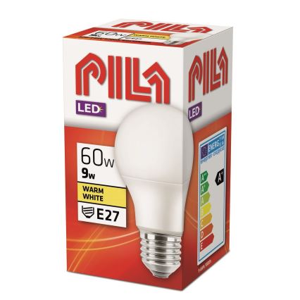 LED Lamp Philips Pila E27/9W/230V 2700K